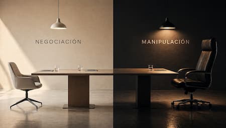 artículo sobre Negociación vs Manipulación