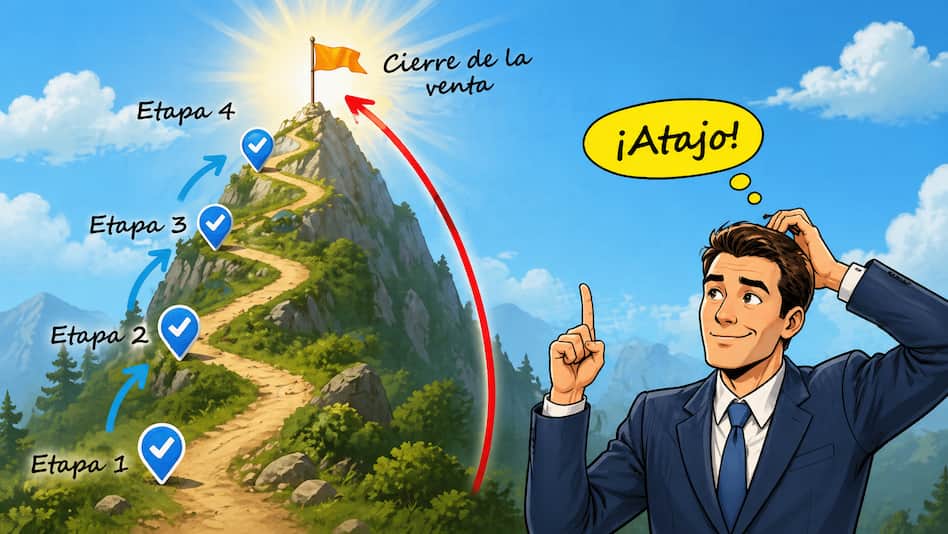 Atajos inefectivos en ventas