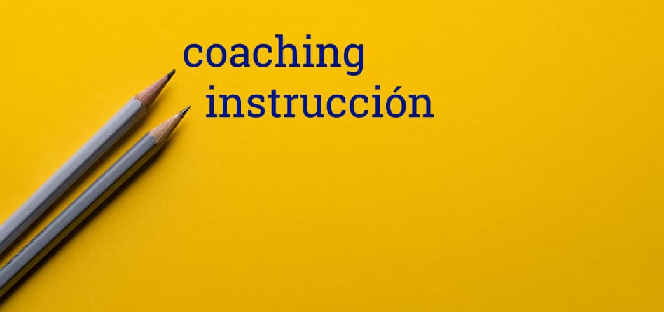 coaching vs instrucción